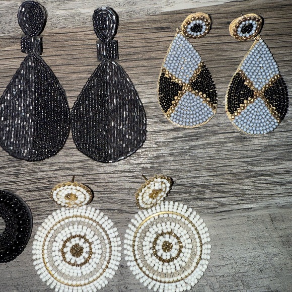 Beaded statement earring bundle - Picture 3 of 3